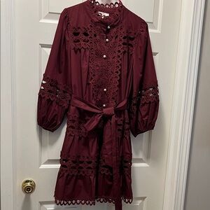 Entro Maroon Dress